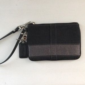 Black Coach Wristlet